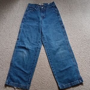 Boys Carpenter Wide Leg Jeans - Size 14 Slim